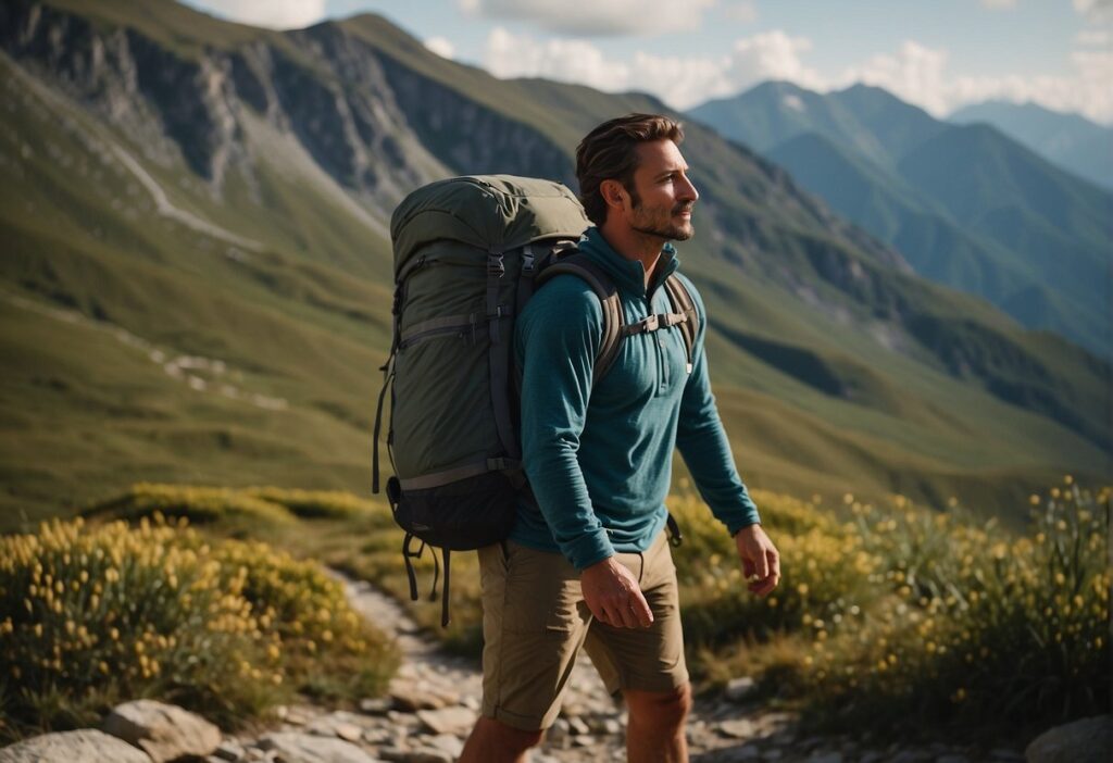 men hiking outfit
