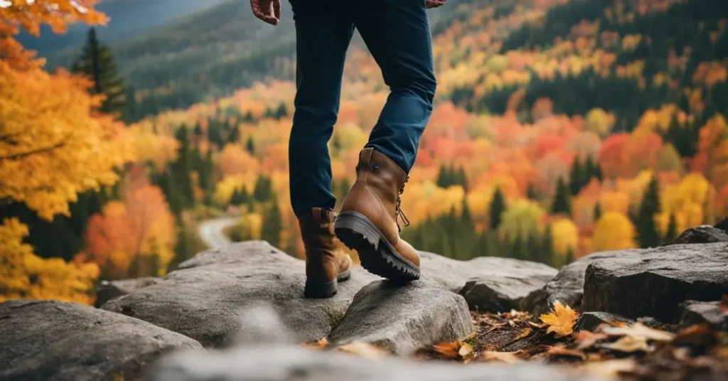 Fall hiking outfit