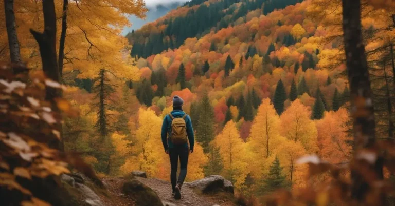 hiking outfit fall mountain